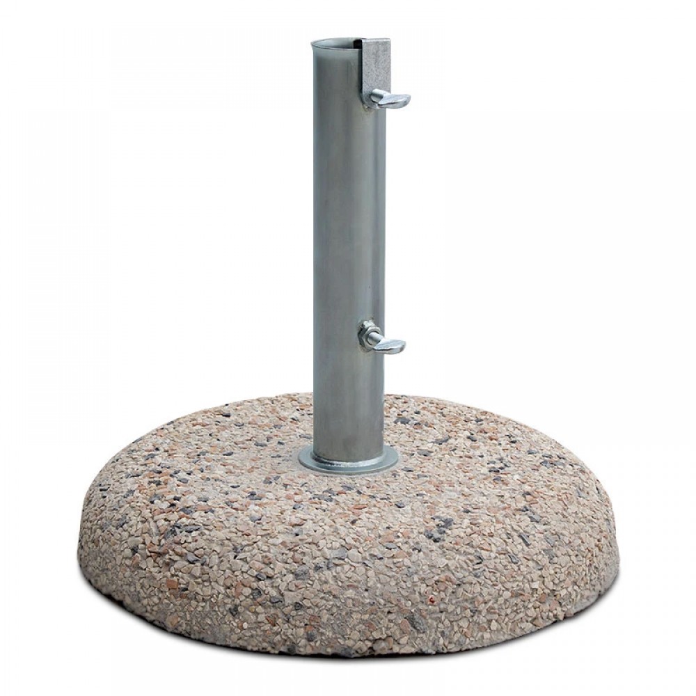 Βάση ομπρέλας τσιμεντένια ψηφιδωτή 15kg. με σωλήνα Φ52mm.