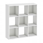 Βιβλιοθήκη Cube Megapap χρώμα λευκό 90x30x90εκ.