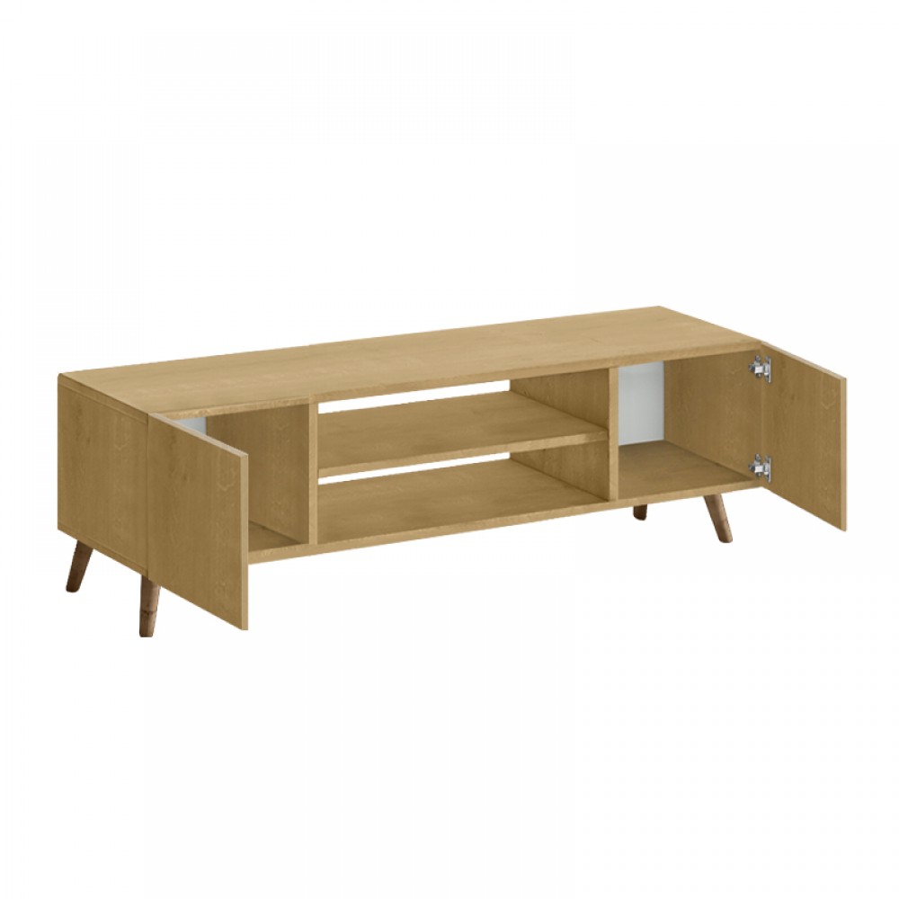 Έπιπλο τηλεόρασης Etna Megapap χρώμα sapphire oak 150x30x45εκ.