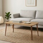 Τραπεζάκι σαλονιού Plane Megapap χρώμα sapphire oak 90x55x41εκ.