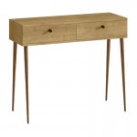 Κονσόλα Alis Megapap χρώμα sapphire oak 110x29x88εκ.