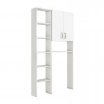 Έπιπλο πλυντηρίου Make Megapap χρώμα λευκό 96x20x180εκ.