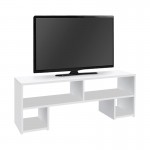 Έπιπλο τηλεόρασης Dabi Megapap χρώμα λευκό 120x30x40εκ.