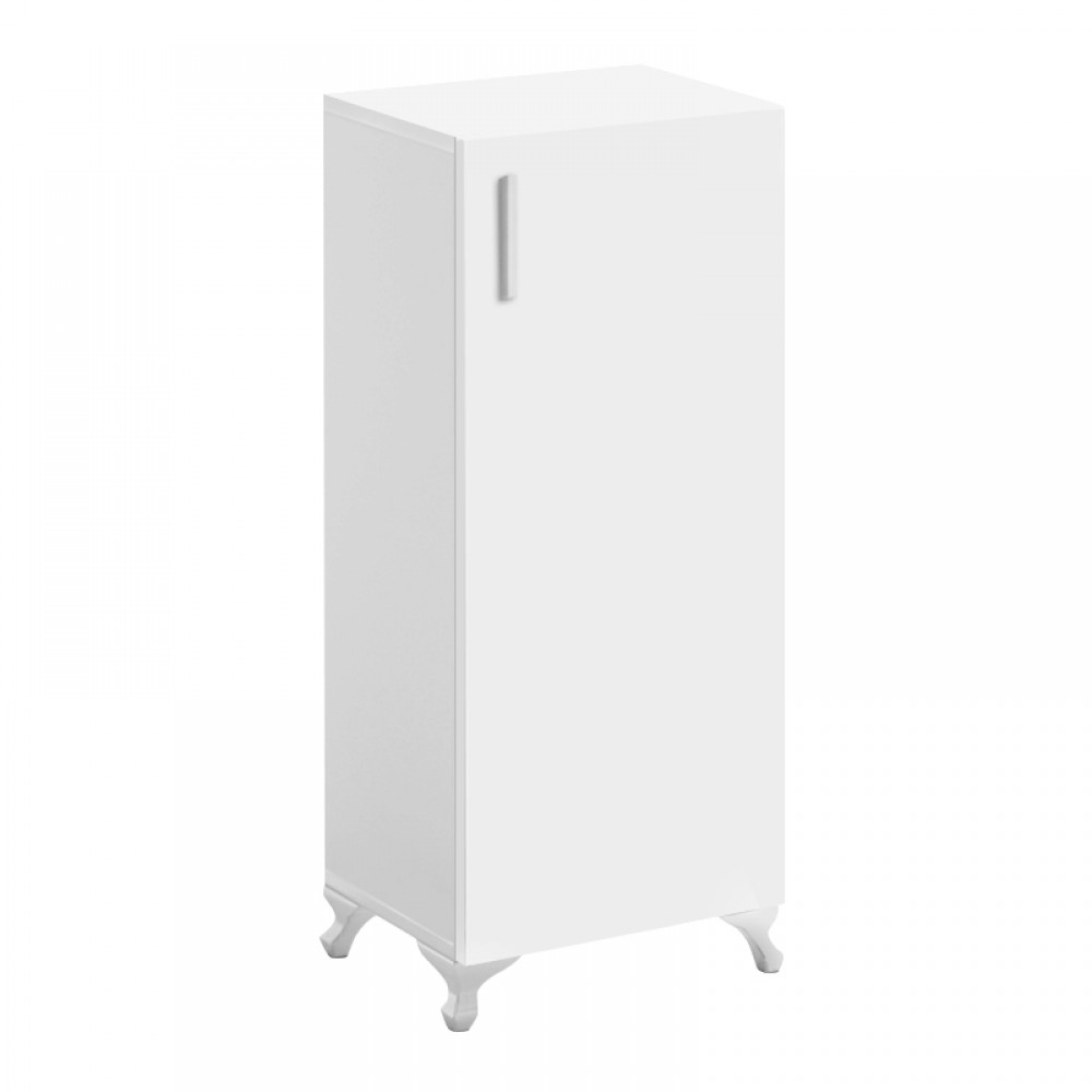 Ντουλάπι κουζίνας - μπάνιου Mine Megapap χρώμα λευκό 30x32x88εκ.