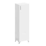 Ντουλάπι κουζίνας - μπάνιου Mine Megapap χρώμα λευκό 30x32x128εκ.