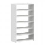 Παπουτσοθήκη Goya Megapap χρώμα λευκό 70x30x120εκ.