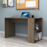 Γραφείο εργασίας Mikro Megapap χρώμα καρυδί 120x60x75εκ.