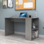 Γραφείο εργασίας Mikro Megapap χρώμα γκρι σκυροδέματος 120x60x75εκ.