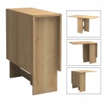 Τραπέζι Pepe Megapap επεκτεινόμενο χρώμα φυσικό οξιάς 28(56+56)x77x75εκ.