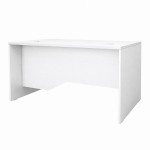 Γραφείο επαγγελματικό Venturo Megapap χρώμα λευκό 150x80x75εκ.