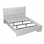 Κρεβάτι Efes Megapap χρώμα λευκό 160x200εκ.