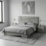 Κρεβάτι Efes Megapap χρώμα γκρι σκυροδέματος 160x200εκ.