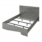 Κρεβάτι Efes Megapap χρώμα γκρι σκυροδέματος 160x200εκ.