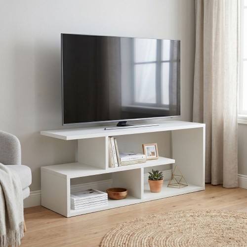 Έπιπλο τηλεόρασης Forever Megapap χρώμα λευκό 100x30x40cm.