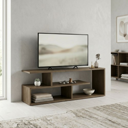 Έπιπλο τηλεόρασης Forever Megapap χρώμα καρυδί 120x30x40cm.