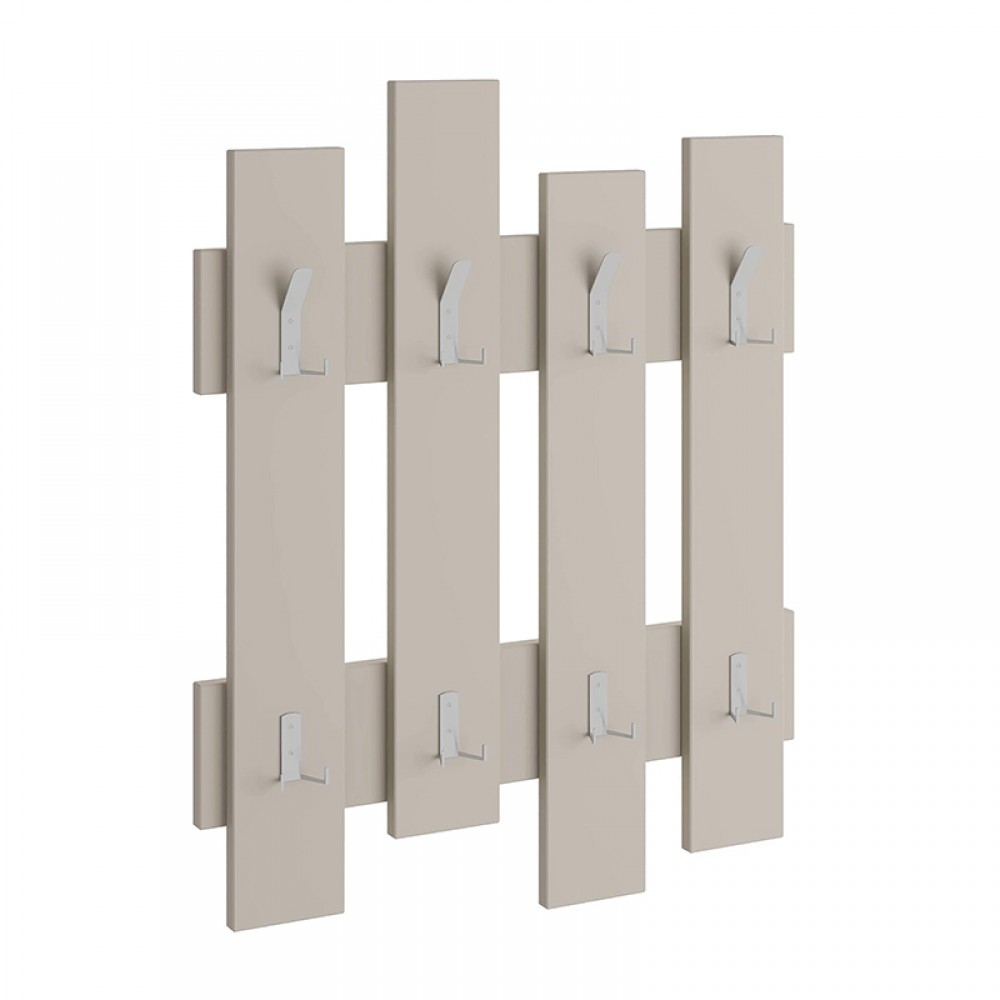 Κρεμάστρα τοίχου Wave Megapap χρώμα sandstone 64x4x81εκ.