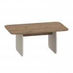 Τραπεζάκι σαλονιού Pietra Megapap χρώμα sepet oak - sandstone 100x60x41,8εκ.