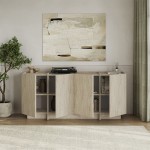 Μπουφές Dorma Megapap χρώμα travertine 180x45x80,2εκ.