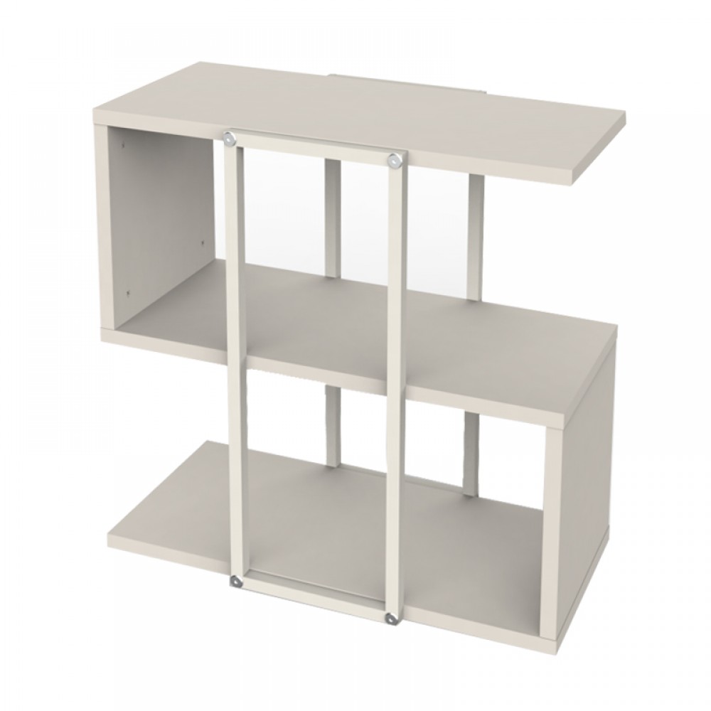 Τραπεζάκι βοηθητικό Homia Megapap χρώμα sandstone 56x25x56,5εκ.