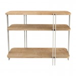 Κονσόλα Notus Megapap χρώμα sapphire oak 92x34,5x75εκ.