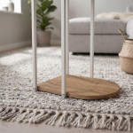 Τραπεζάκι βοηθητικό Roya Megapap χρώμα καρυδί Ud 41,5x32x56εκ.
