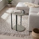 Τραπεζάκι βοηθητικό Roya Megapap χρώμα ash green 41,5x32x56εκ.