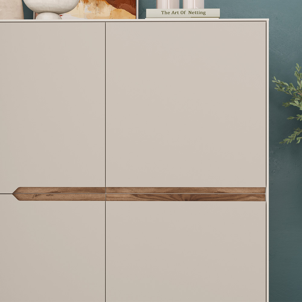 Μπουφές Arch Megapap χρώμα sandstone 98x40x120,5εκ.
