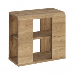 Τραπεζάκι βοηθητικό Colia Megapap χρώμα sepet oak 58x25x50εκ.