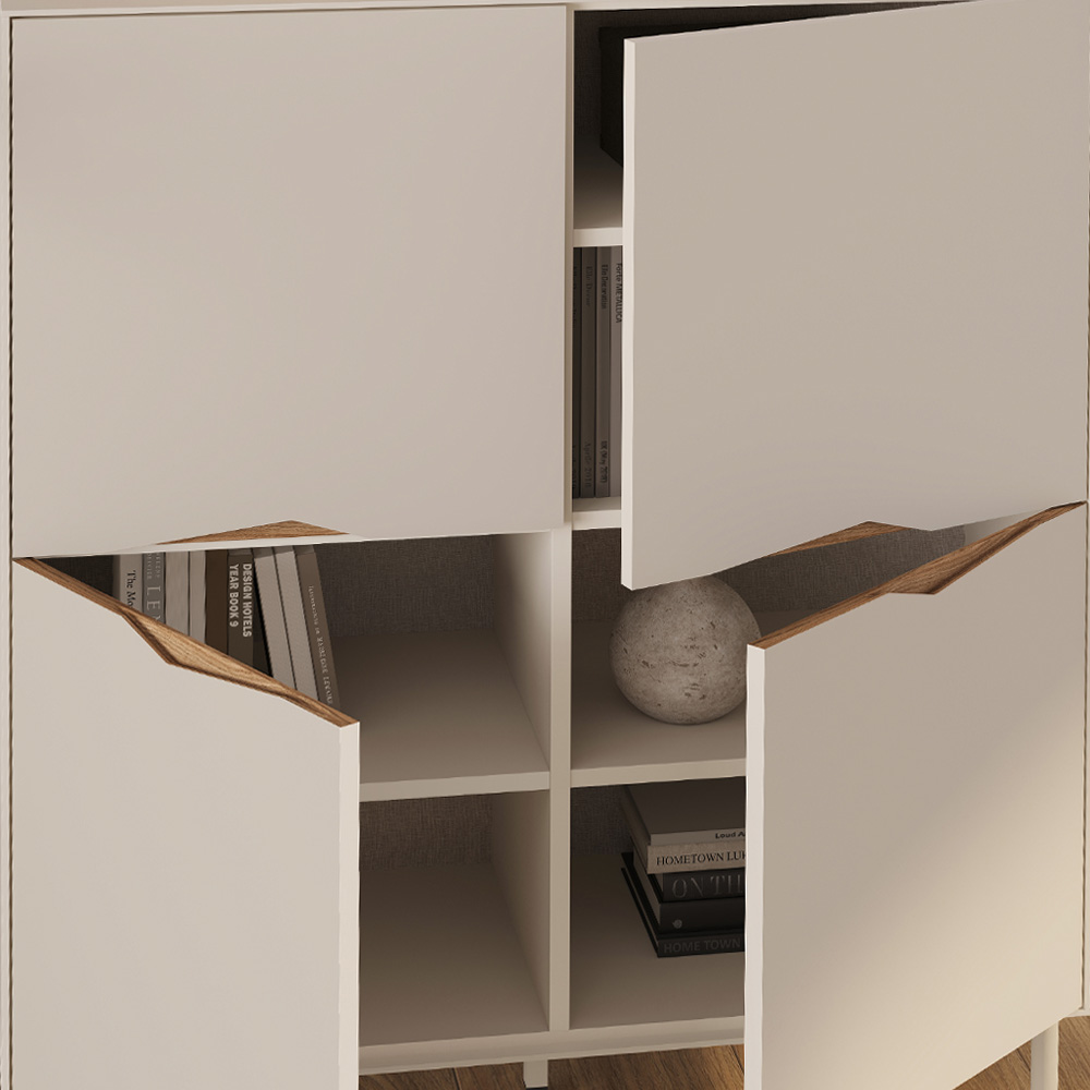 Μπουφές Marquise Megapap χρώμα sandstone 98x40x120εκ.