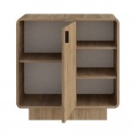 Μπουφές Rovel Megapap χρώμα sepet oak 80,3x39x80,4εκ.