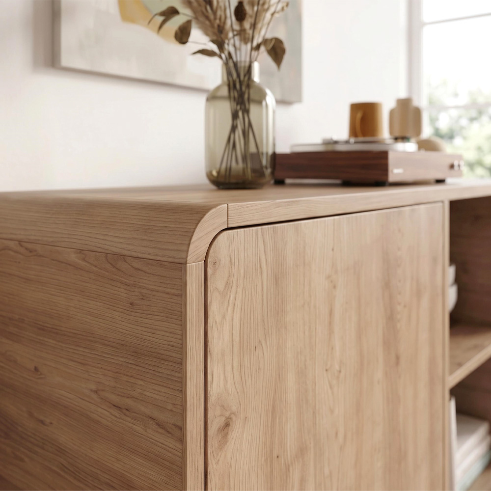 Μπουφές Doro Megapap χρώμα sepet oak 150,2x39x81εκ.