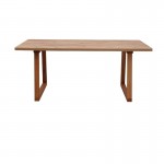 Τραπέζι Liora Megapap Mdf - ξύλινο χρώμα ακακίας 180x90x75εκ.