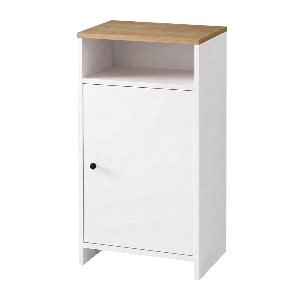 Παπουτσοθήκη - Ντουλάπι Talsa Megapap χρώμα λευκό - sapphire oak 50x35,3x86εκ.