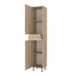 Ντουλάπι κουζίνας - μπάνιου Selina Megapap χρώμα sapphire oak 35x31x179εκ.