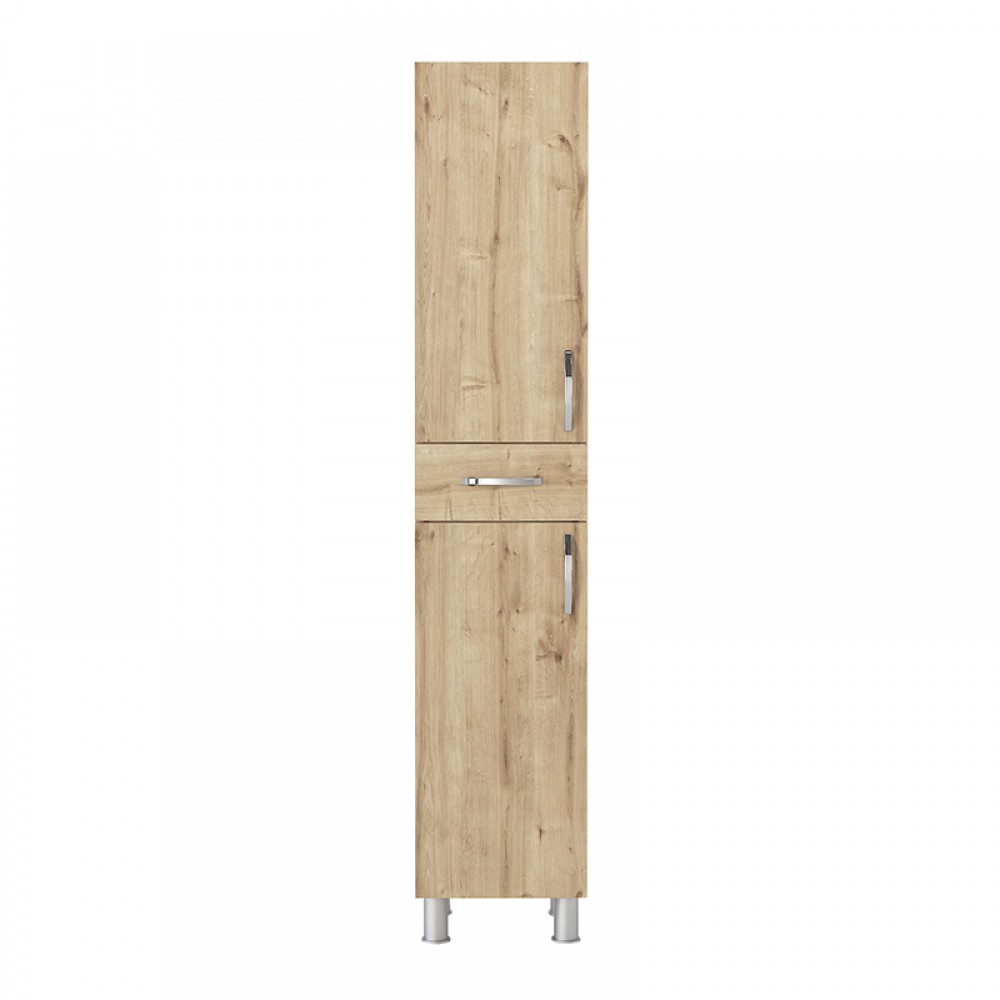 Ντουλάπι κουζίνας - μπάνιου Selina Megapap χρώμα sapphire oak 35x31x179εκ.