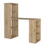 Γραφείο εργασίας πολυμορφικό Last Megapap χρώμα sapphire oak 119x44,7x123εκ.