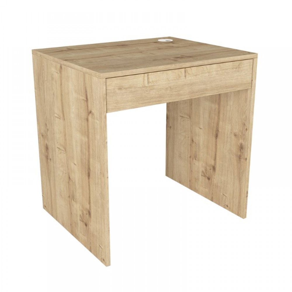 Γραφείο εργασίας Mida Megapap χρώμα sapphire oak 72x60x73,8εκ.