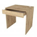 Γραφείο εργασίας Mida Megapap χρώμα sapphire oak 72x60x73,8εκ.