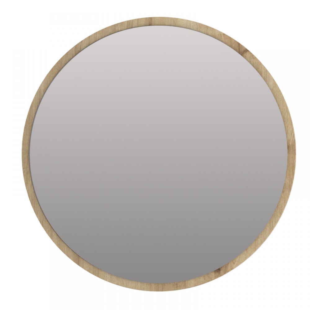 Καθρέπτης τοίχου Glob Μegapap χρώμα sapphire oak 59x2x59εκ.