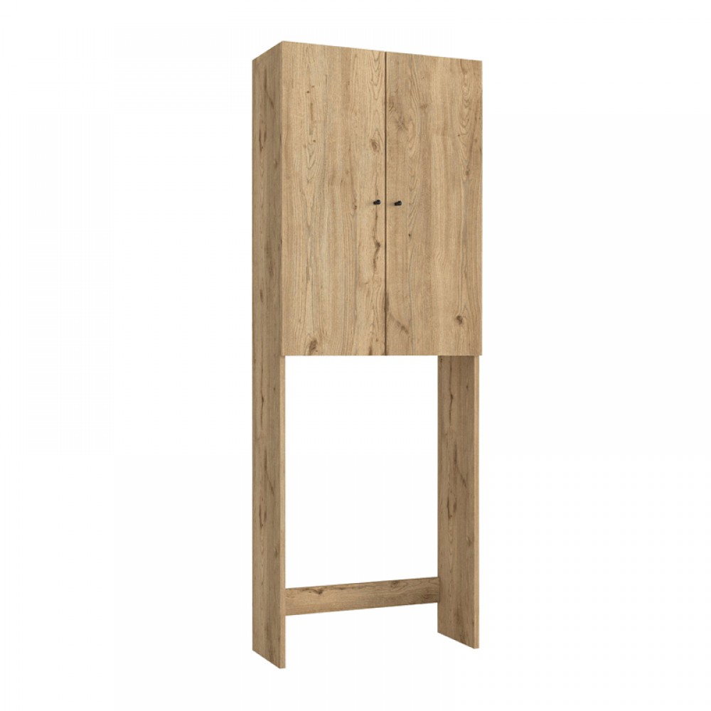 Έπιπλο πλυντηρίου Romme Megapap χρώμα sepet oak 65x27,1x180εκ.