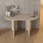 Κονσόλα Cortado Megapap χρώμα travertine 120x35x75εκ.