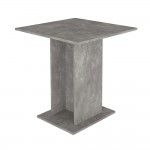 Τραπέζι Allos Megapap χρώμα γκρι σκυροδέματος 75x75x77εκ.