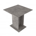 Τραπέζι Allos Megapap χρώμα γκρι σκυροδέματος 75x75x77εκ.