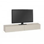 Έπιπλο τηλεόρασης επιτοίχιο Espanse Megapap χρώμα sandstone 241,8x31,7x30εκ.