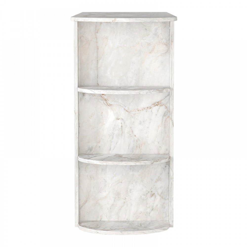 Τραπέζι μπαρ Vigne Megapap χρώμα λευκό εφέ μαρμάρου 150x51,6x101,8εκ.