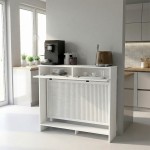 Κονσόλα - Κάλυμμα καλοριφέρ Opelya Megapap χρώμα λευκό 110x31,4x100εκ.