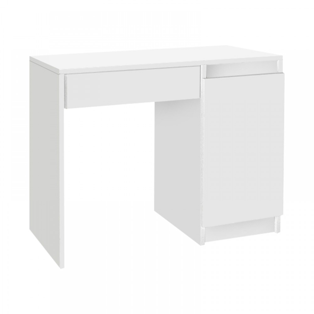 Τουαλέτα με καθρέπτη Huma Megapap χρώμα λευκό 90x45x118,2εκ.