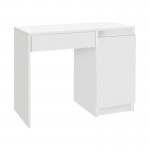 Τουαλέτα με καθρέπτη Huma Megapap χρώμα λευκό 90x45x118,2εκ.