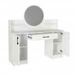 Τουαλέτα με καθρέπτη Talos Megapap χρώμα λευκό 135x40x144,2εκ.