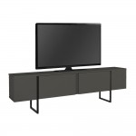Έπιπλο τηλεόρασης Orontes Megapap χρώμα ανθρακί 180x29,6x50εκ.